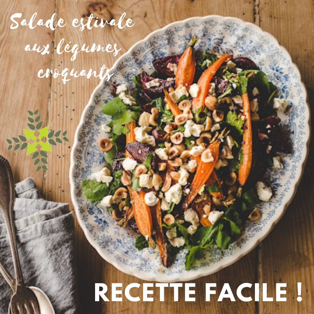 recette estivale légumes croquants